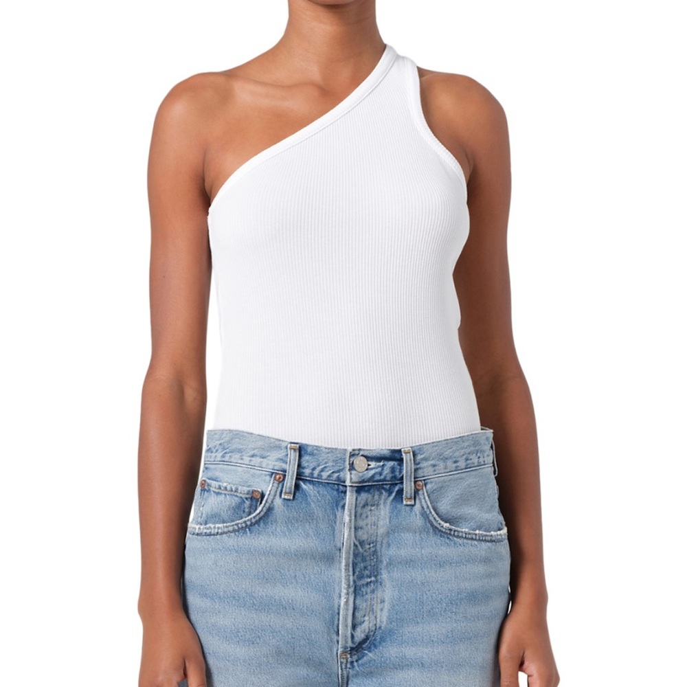 Agolde Verica One Shoulder Tank Top